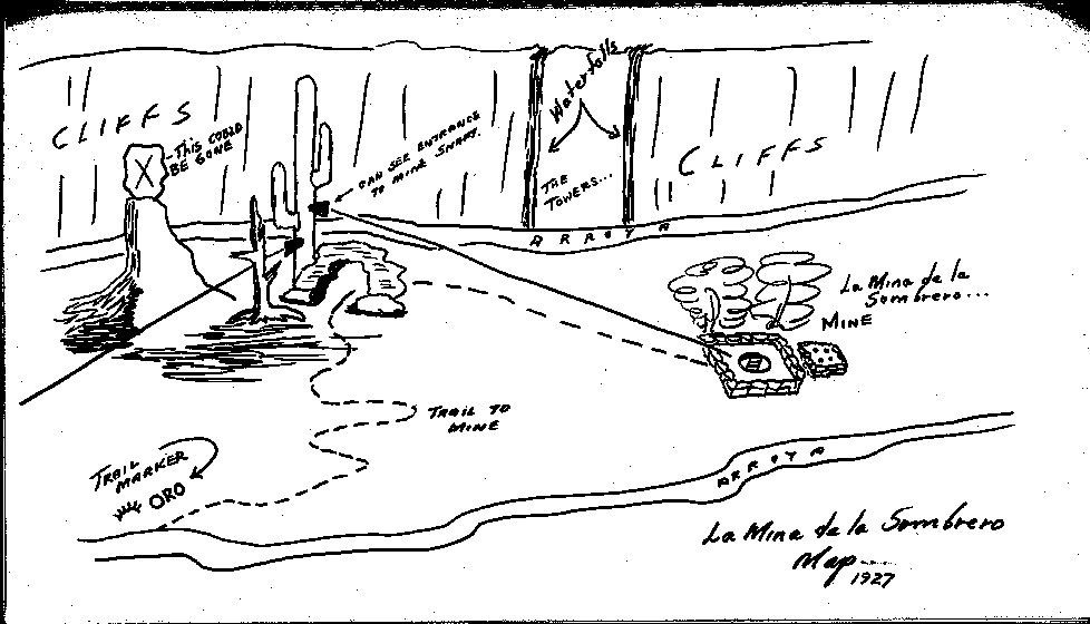 La Mina de la Sombrero Map
