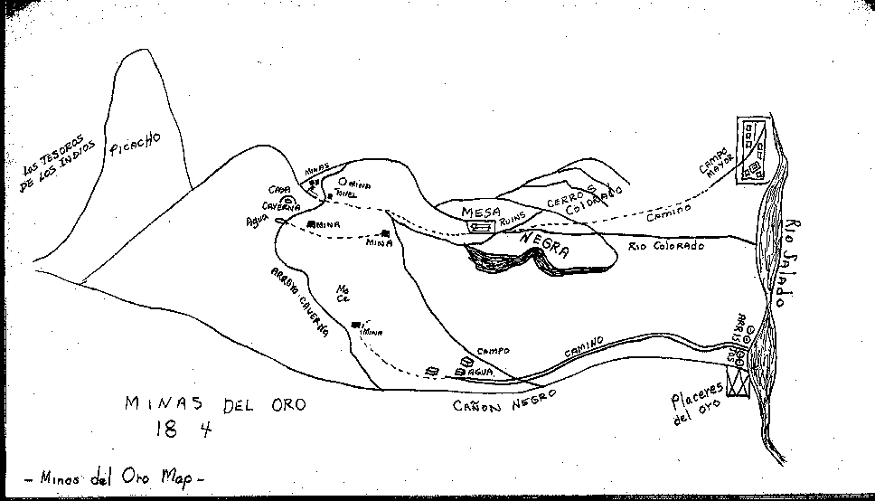 Minos de Oro Map
